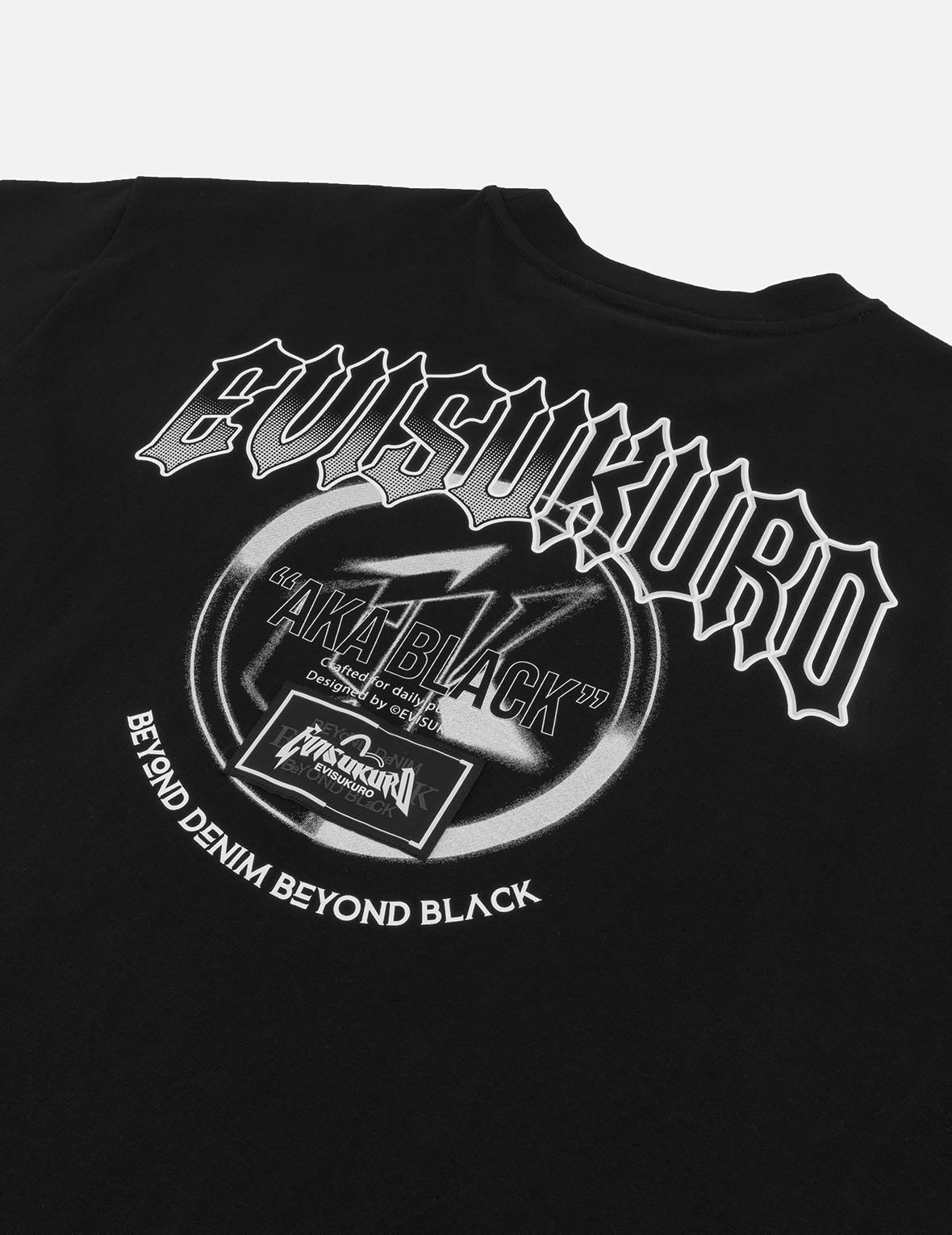 Metallic Logo and Slogan Print Regular Fit T-Shirt - 5