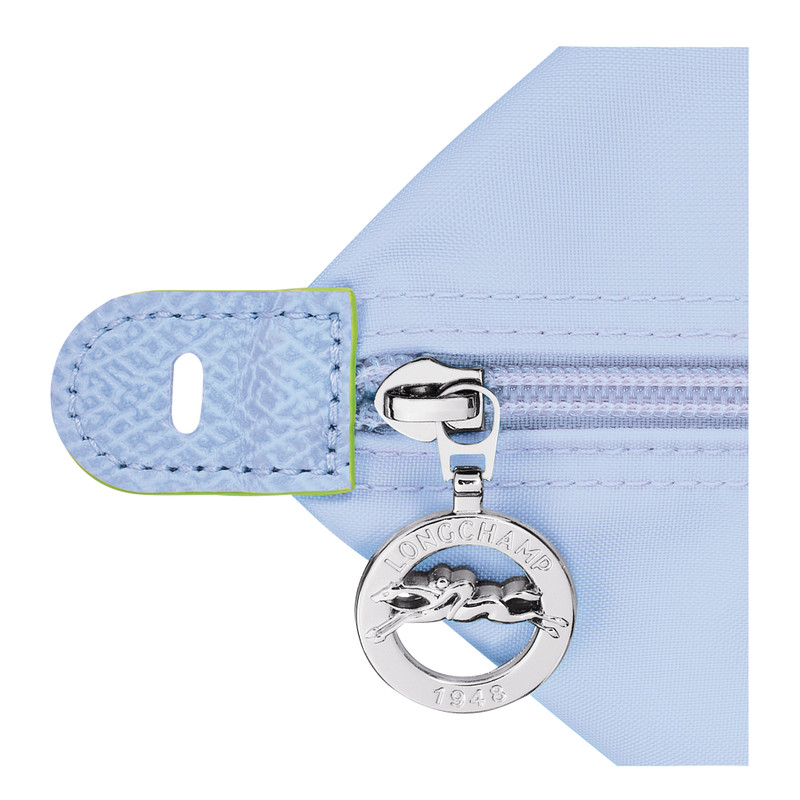 Le Pliage Green M Travel bag Sky Blue - Recycled canvas 4