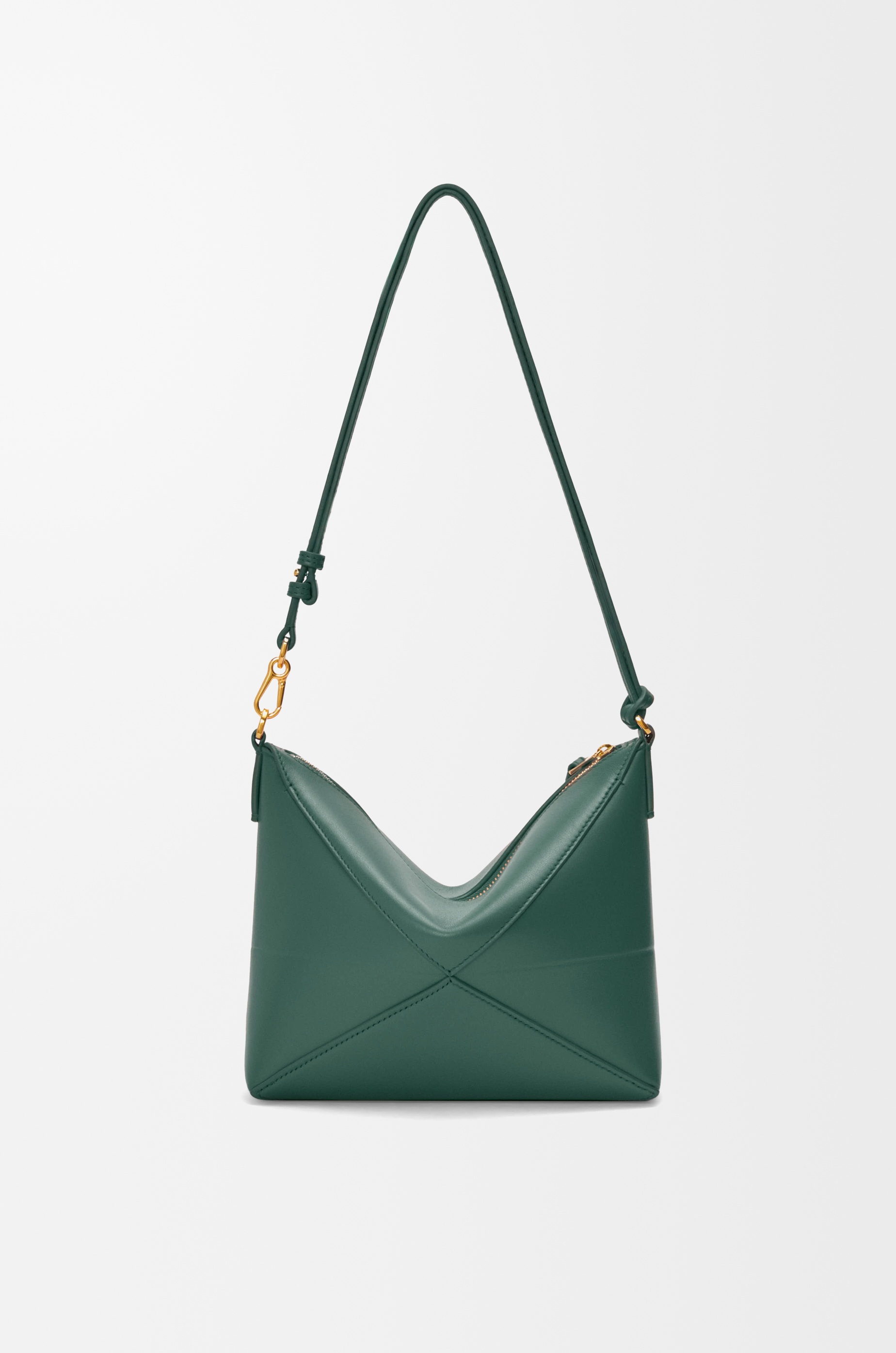 Puzzle Fold pouch in shiny nappa calfskin - 6