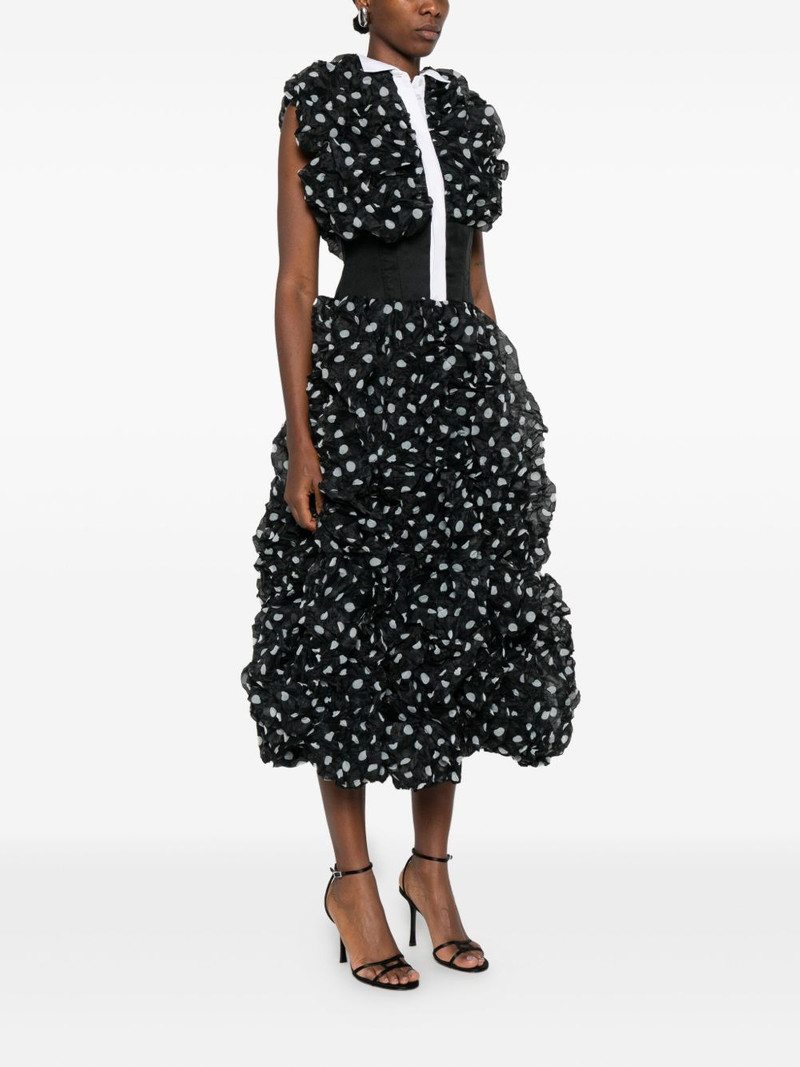 sleeveless flared midi dress 3