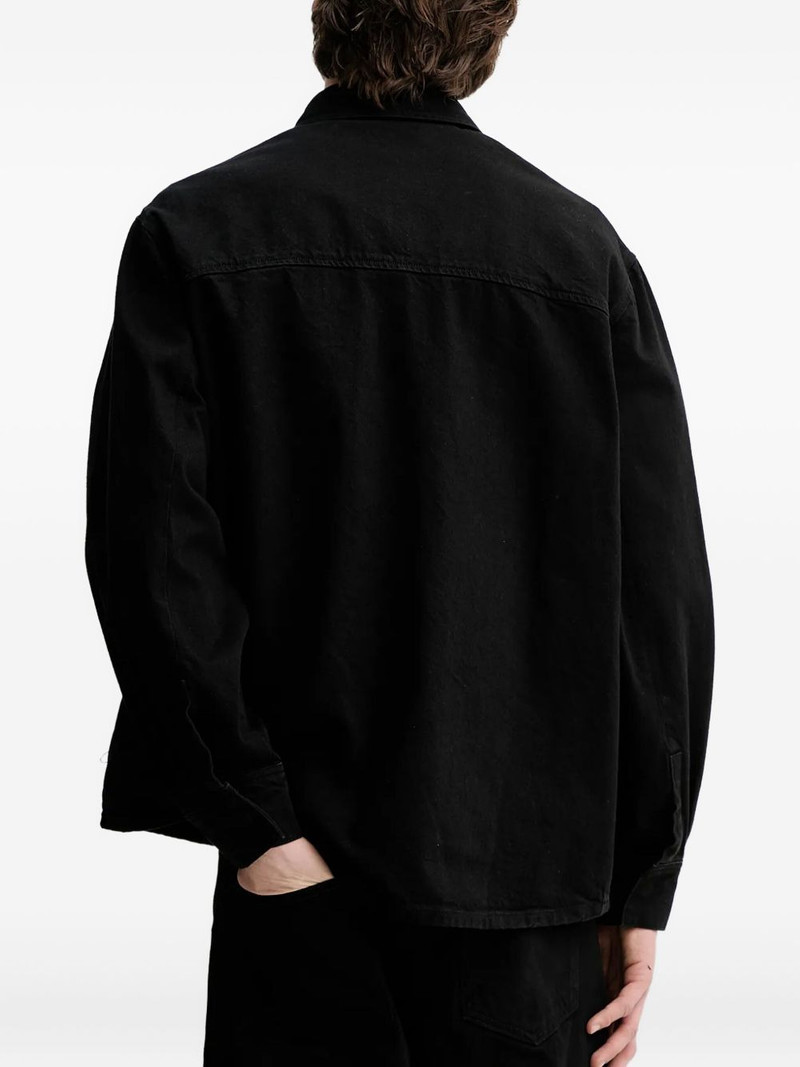 triangle-detail shirt jacket 3