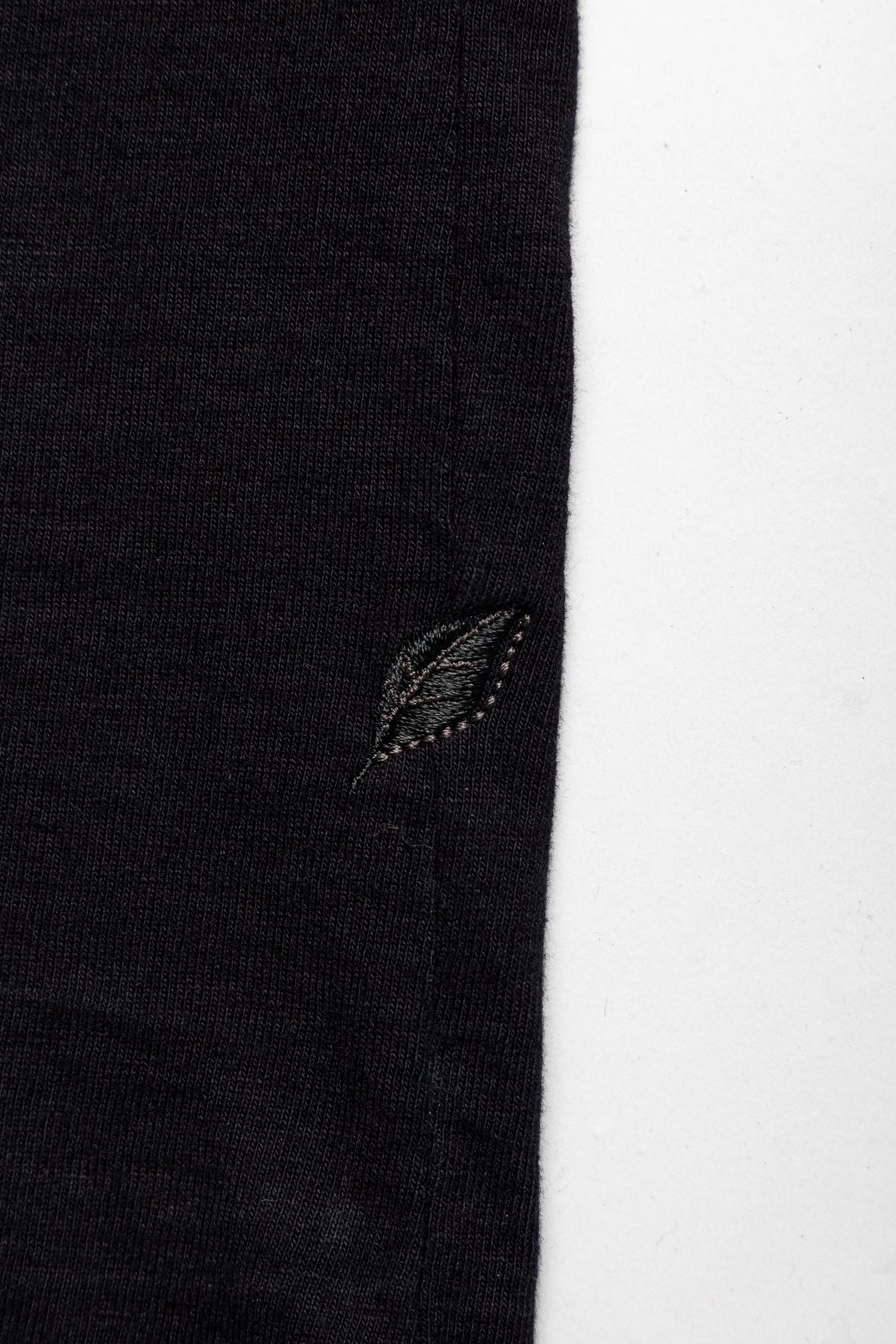 Indigo Jersey Crew Neck T-shirt - Indigo x Black - 8
