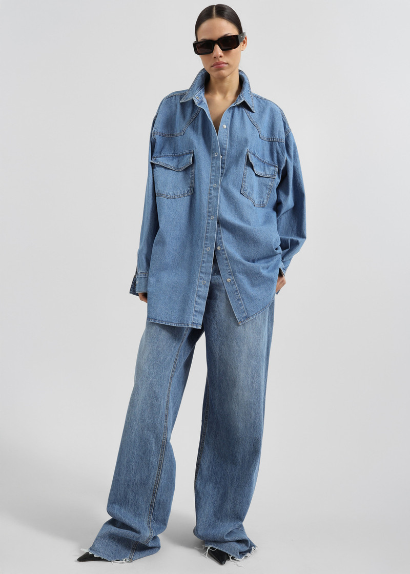Desona Denim Shirt - Medium Wash 3