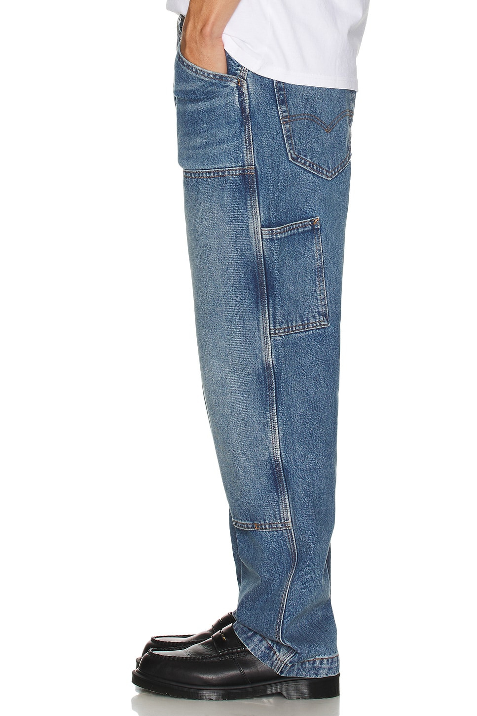 568 Loose Straight Double Knee Jean - 4