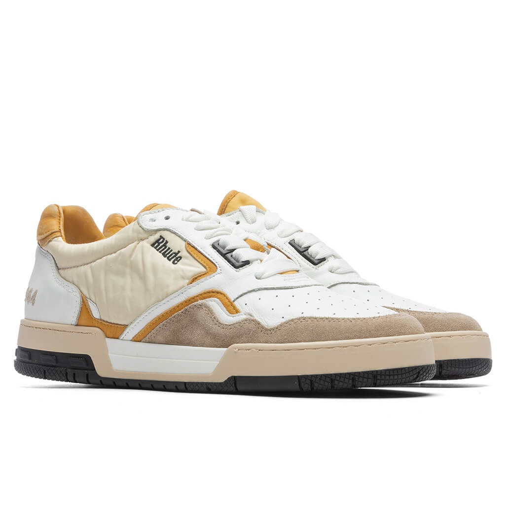 RACING SNEAKER - WHITE/MUSTARD/BEIGE - 2
