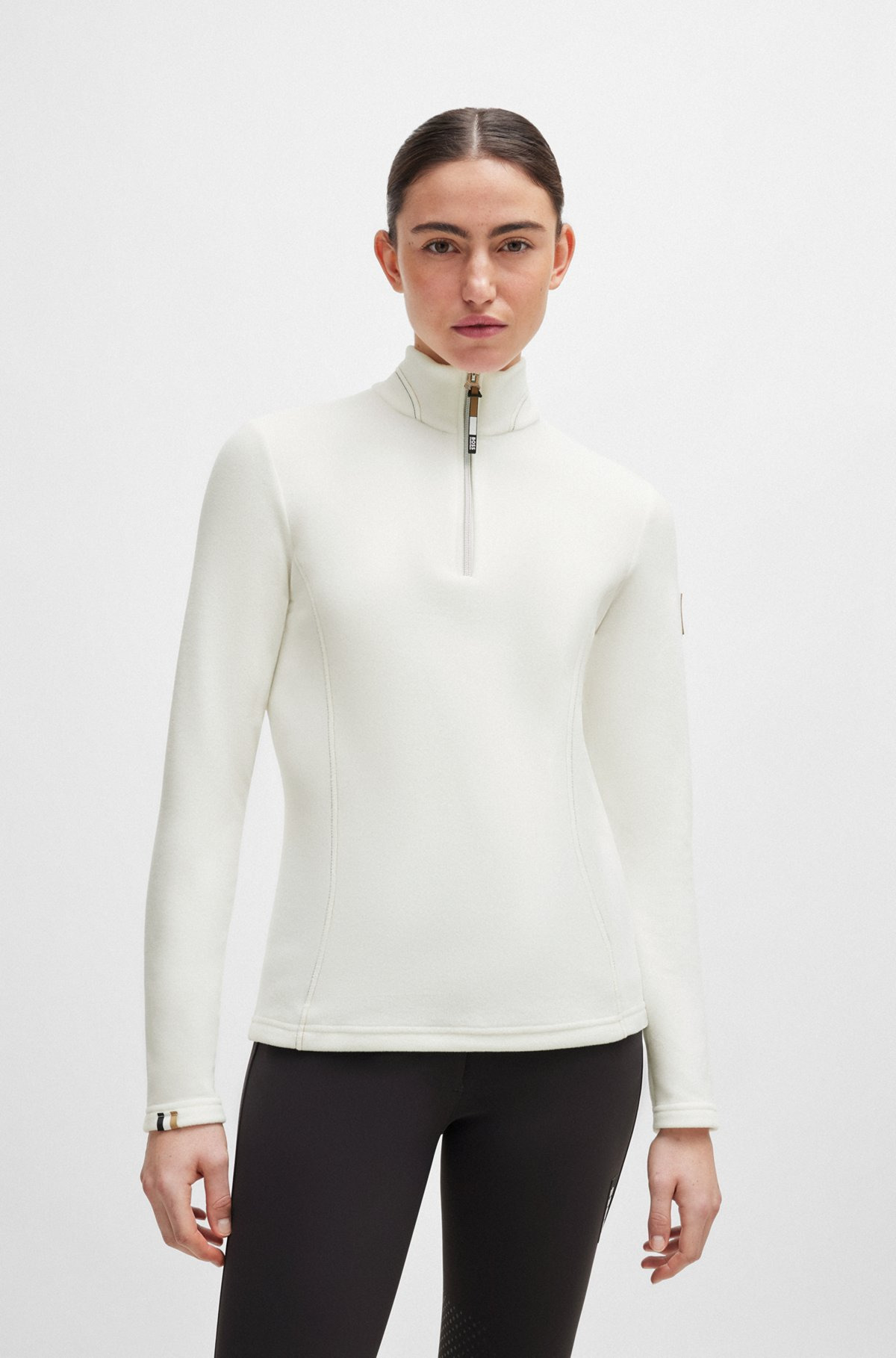 EQUESTRIAN ZIP-NECK FLEECE IN ULTRA-LIGHTWEIGHT FABRIC - 3