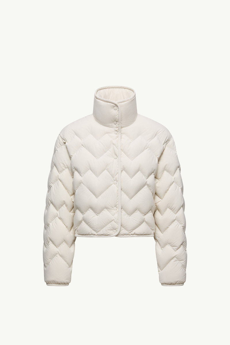 Senevee Heart-Quilted Short Down Jacket 1