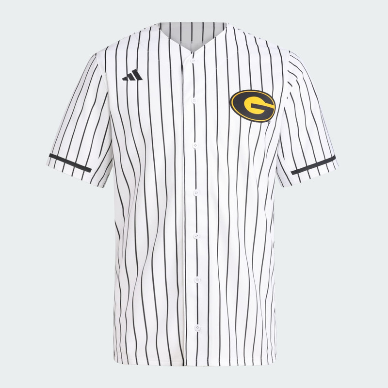 Grambling Pinstripe Full Button Jersey - 1