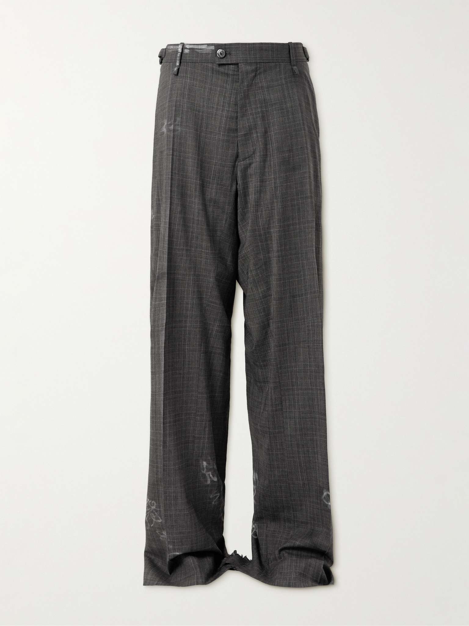 BALENCIAGA Skater Wide-Leg Printed Distressed Prince of