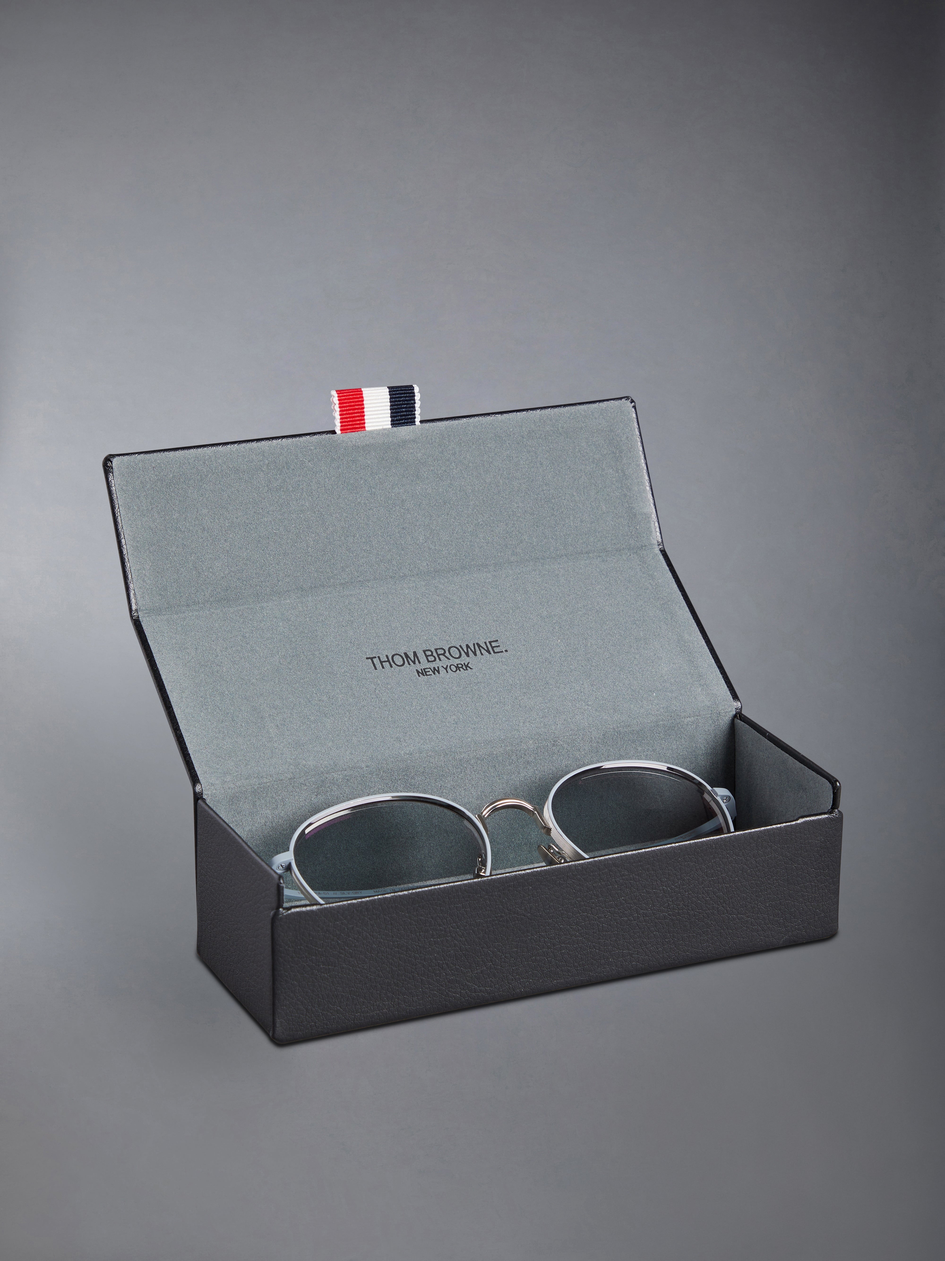 Titanium Round Sunglasses - 6