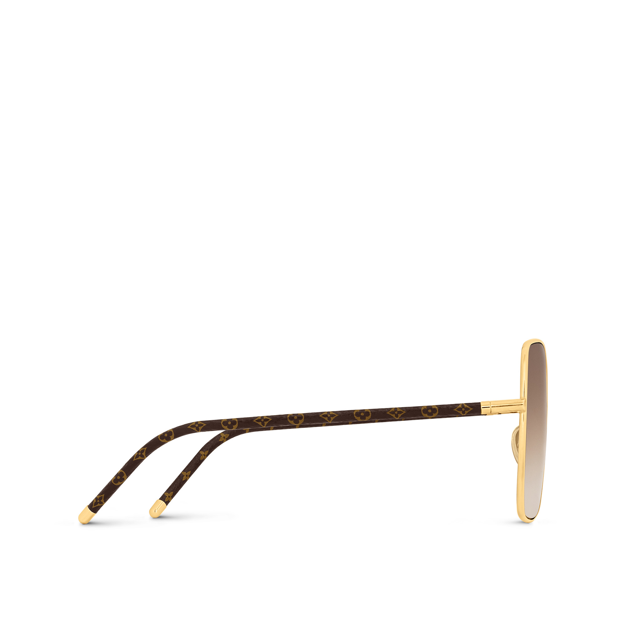 LV First Metal Square Sunglasses - 3