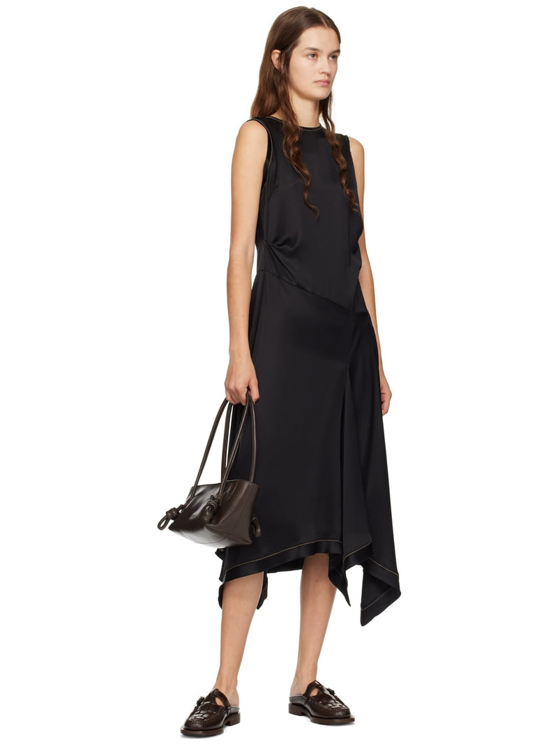 Brown Fleca Baguette Bag 4