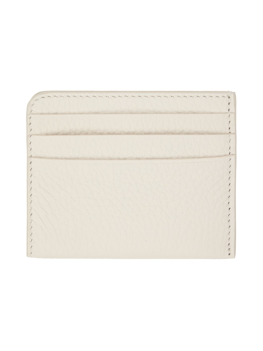 Off-White Grained Card Holder - 2