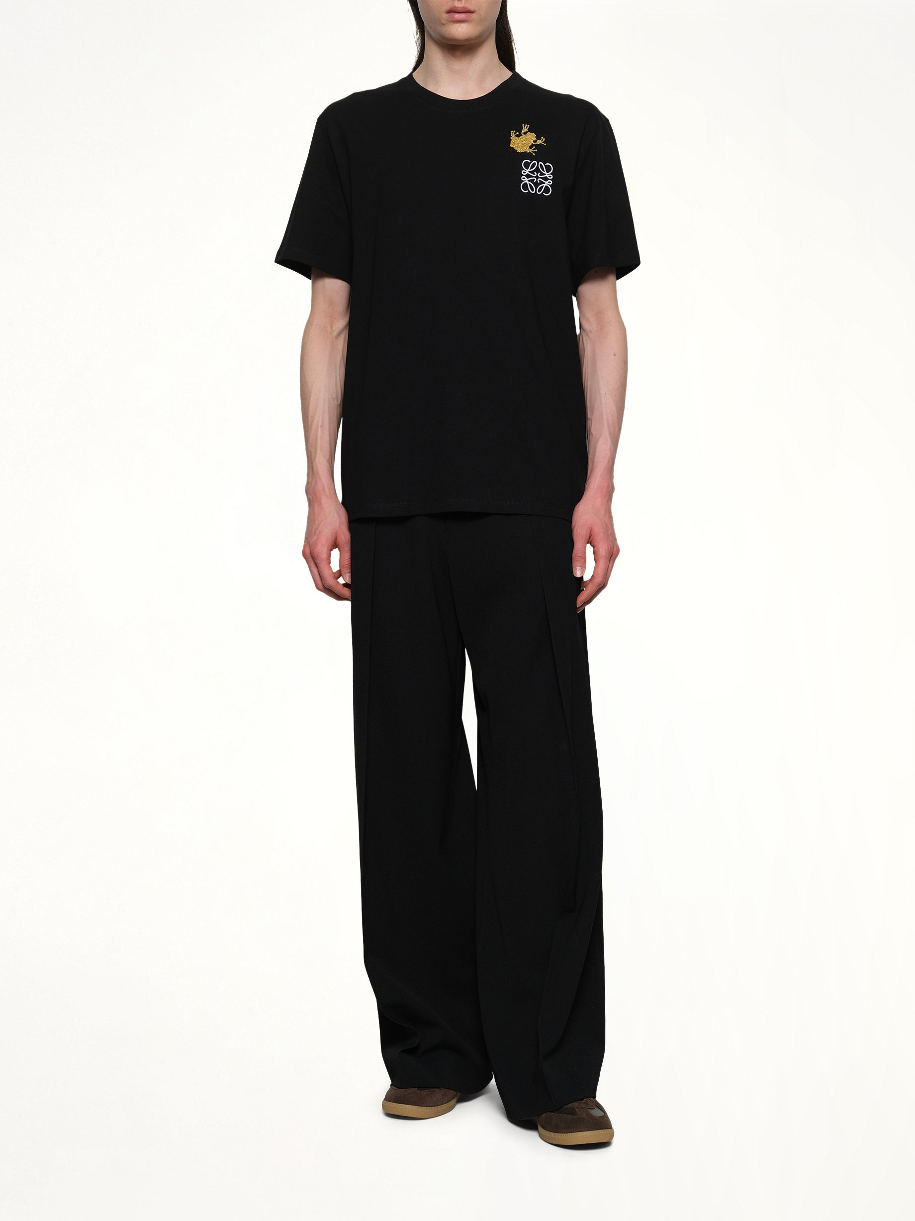 Frog Relaxed Fit T-Shirt in Black - 4