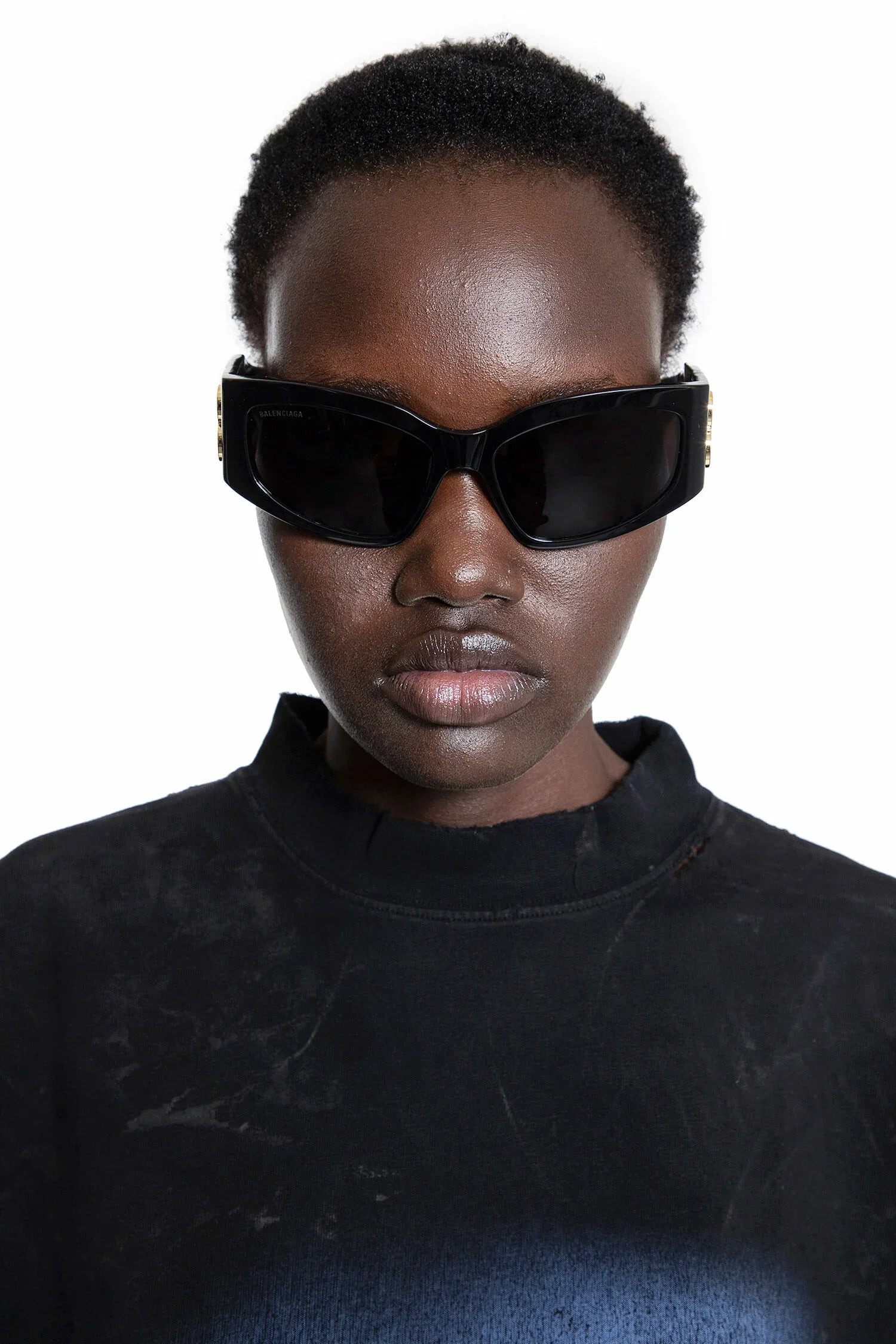BALENCIAGA WOMAN BLACK EYEWEAR - 5