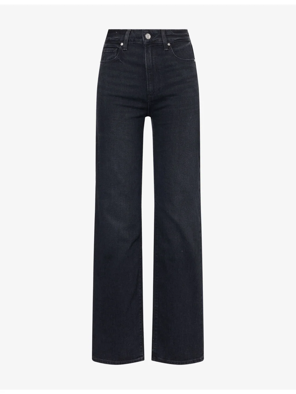 Stevie High-Rise Straight-Leg Denim Jeans - 1