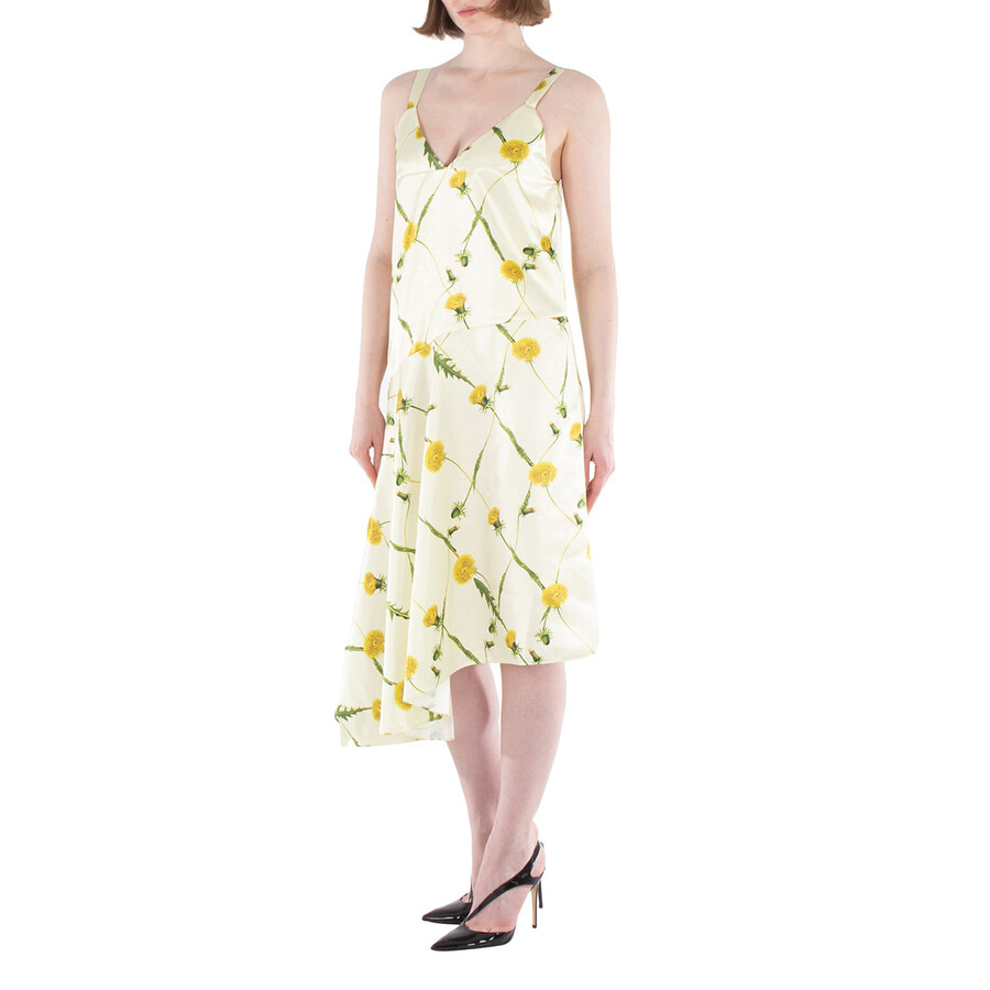 Burberry Floral Print Spaghetti Strap Minidress - 4