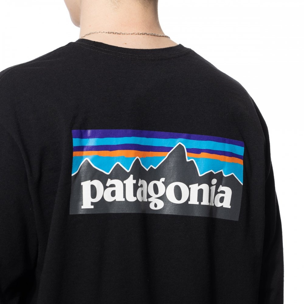 Long Sleeve P-6 Logo Responsibili-Tee "Black" - 4