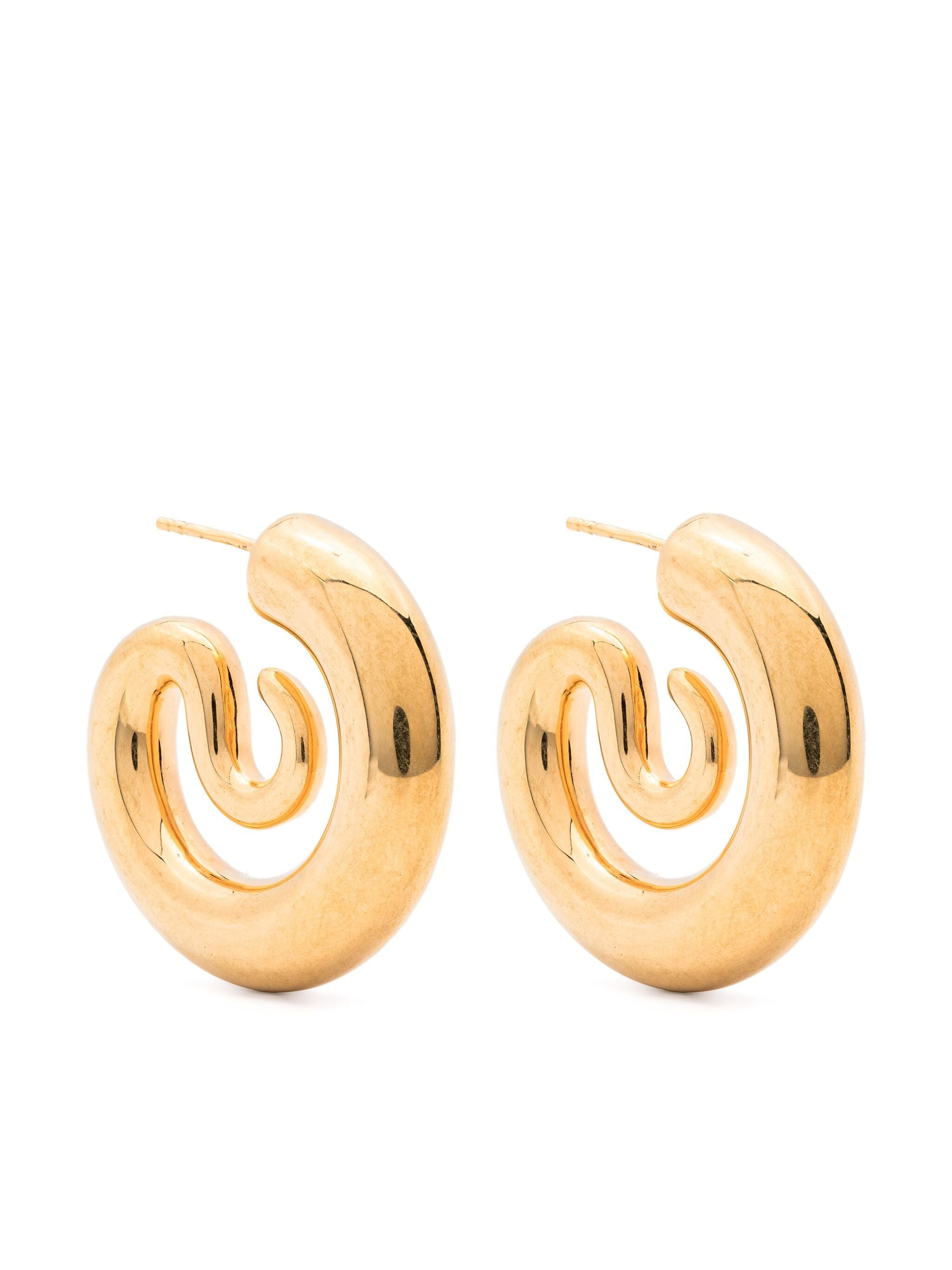 Small Serpent Hoop Earrings - 1