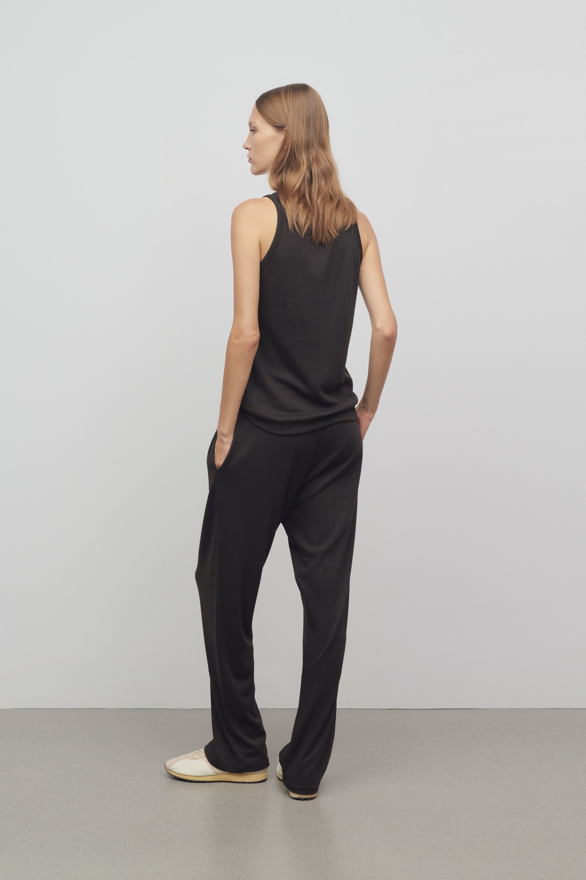Nevia Pant in Cashmere and Silk - 5
