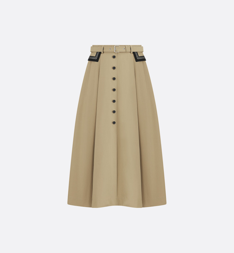 Mid-Length Flared Skirt 1