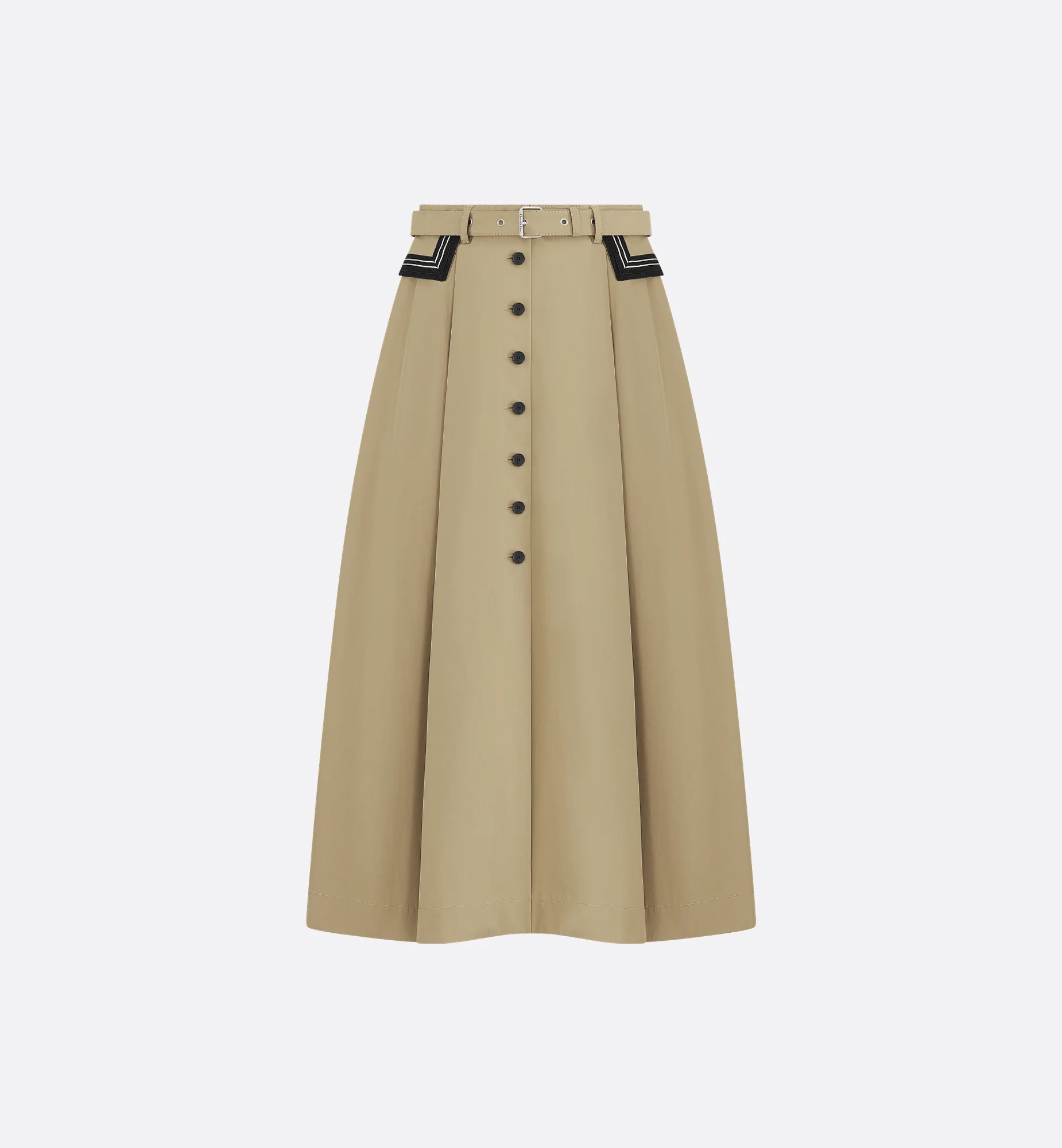 Mid-Length Flared Skirt - 1