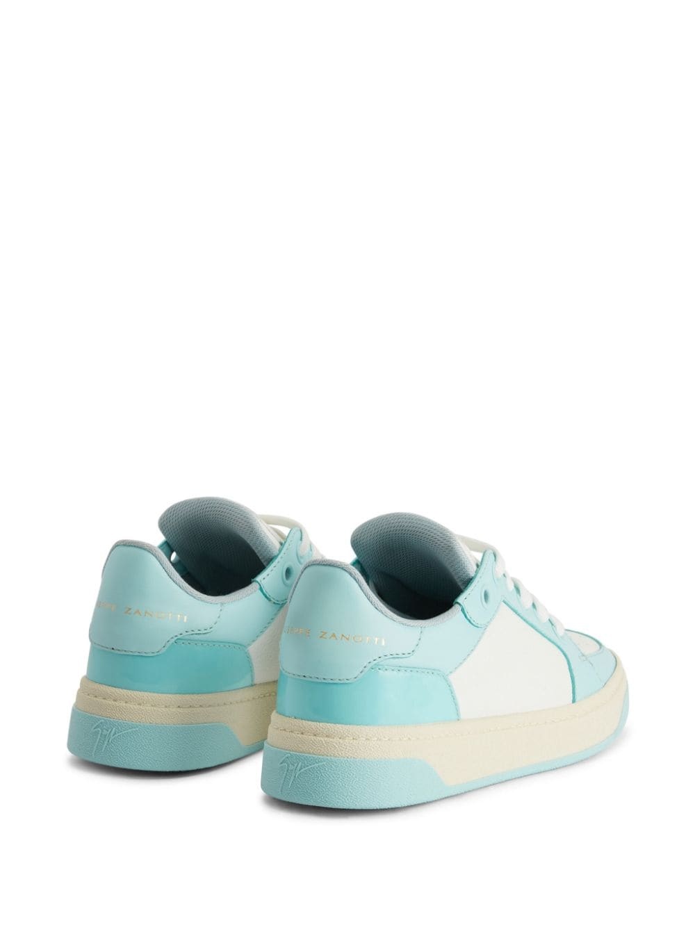 GZ94 logo-print leather sneakers - 3