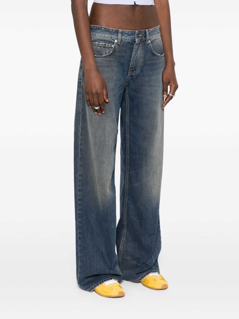 logo-patch jeans - 3
