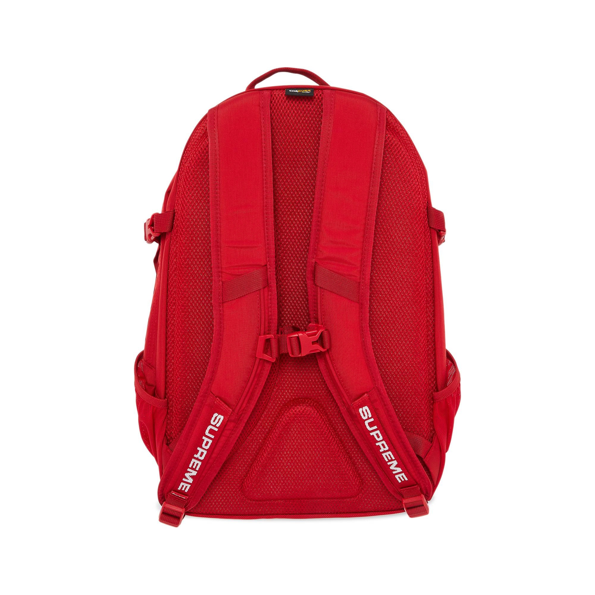 Red supreme backpack ss19 sale