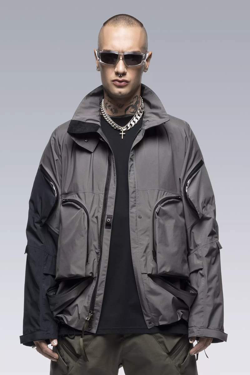 J120-GTPL 2L Gore-Tex Paclite Plus InterOps Jacket BACKER GRAY/BLACK 1