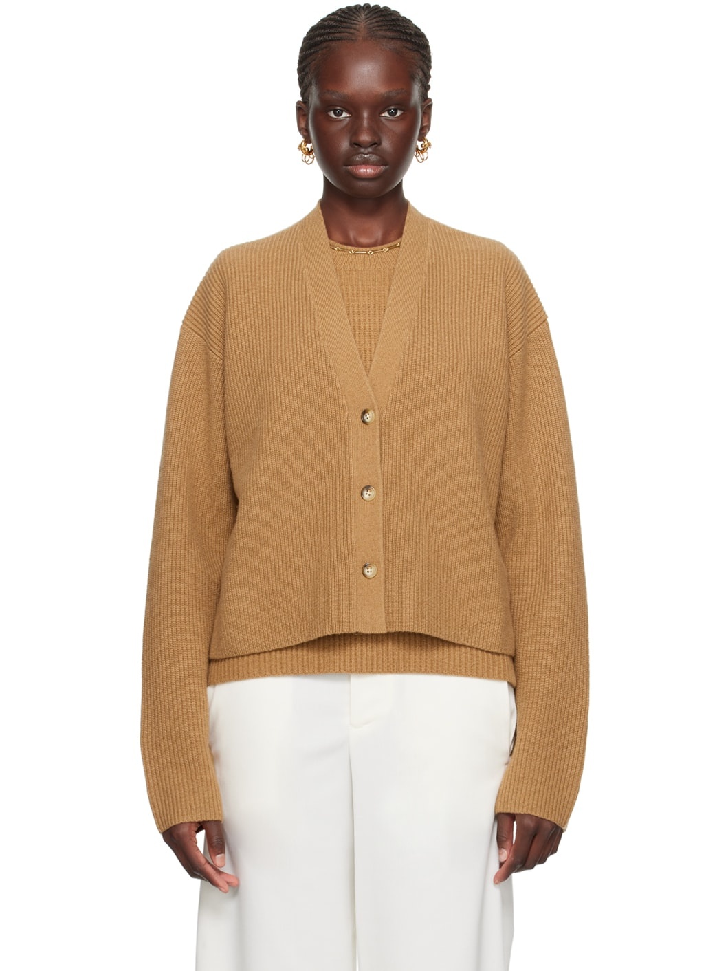 SSENSE Exclusive Brown Cardigan - 1