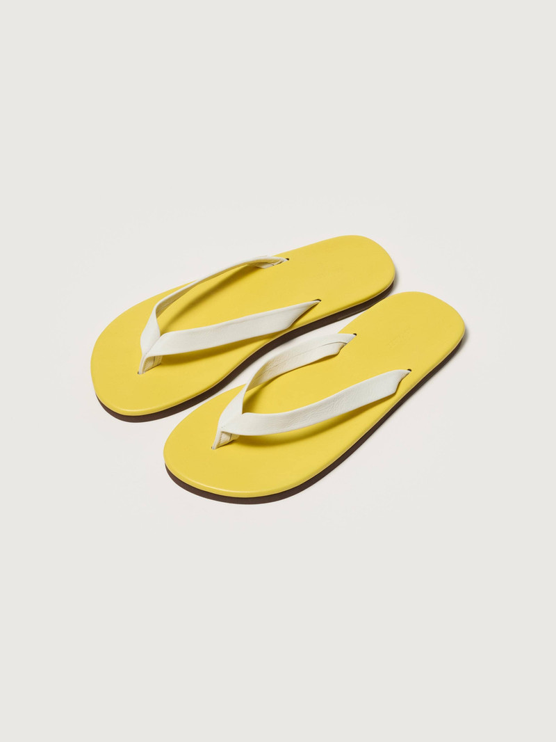 AURALEE SOFT LEATHER FLIP-FLOPS outlook