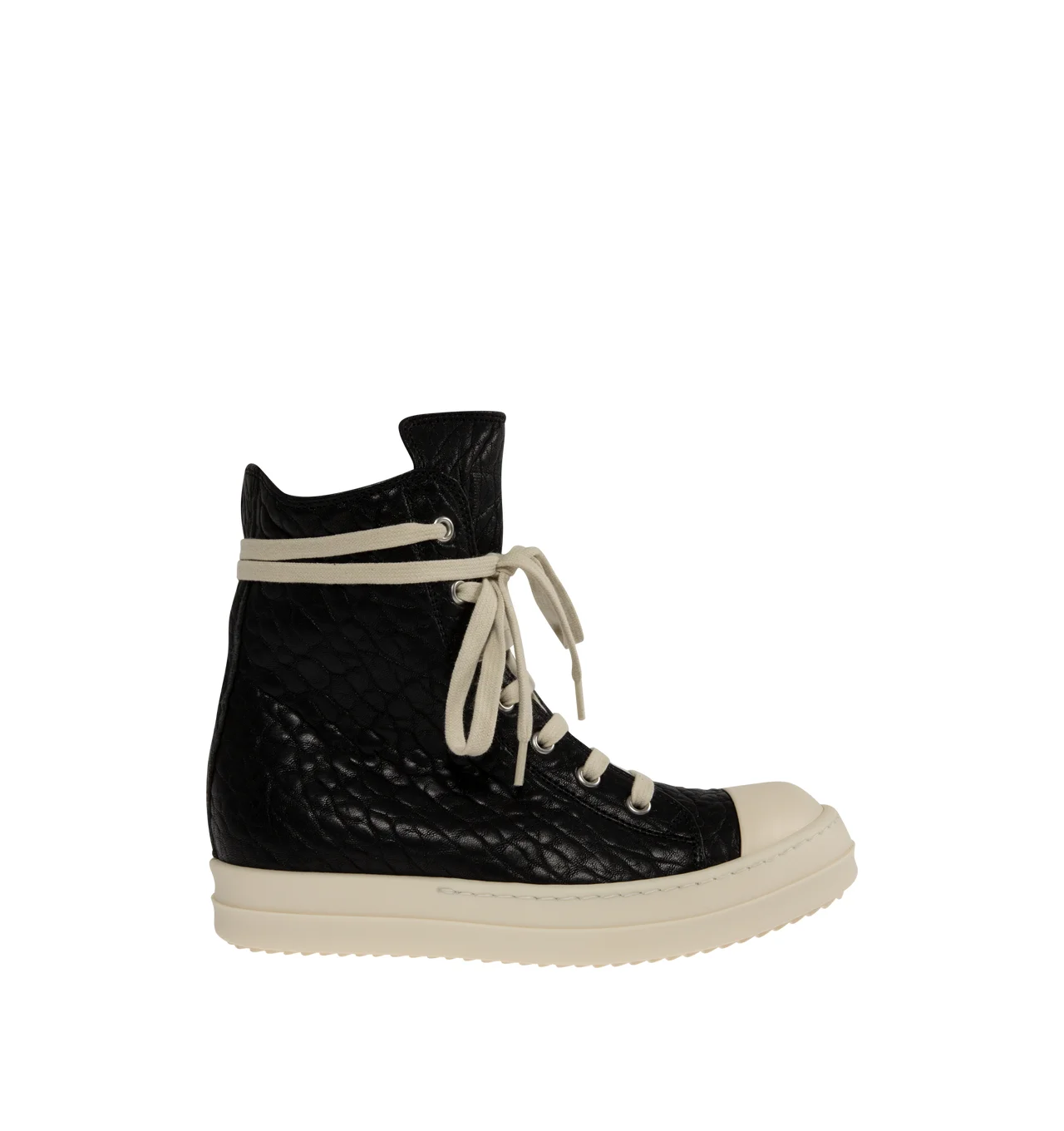 LEATHER HIGH-TOP SNEAKS - 1