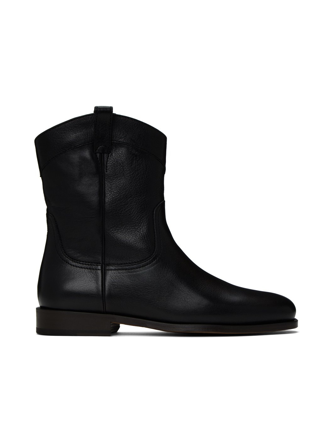 Black New Western Chelsea Boots - 1
