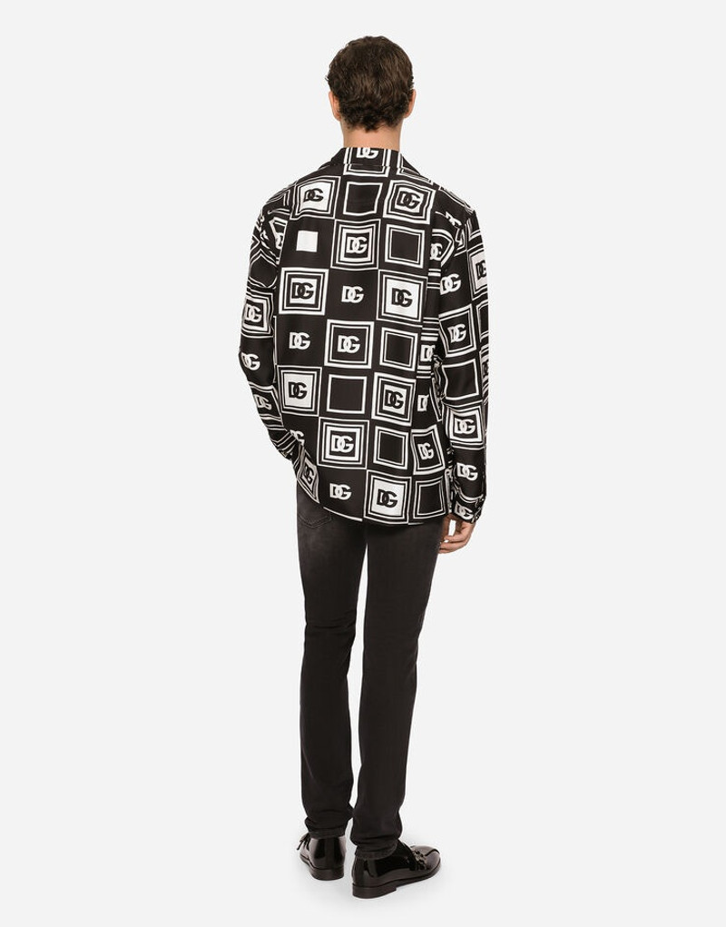 Black wash skinny stretch jeans 3