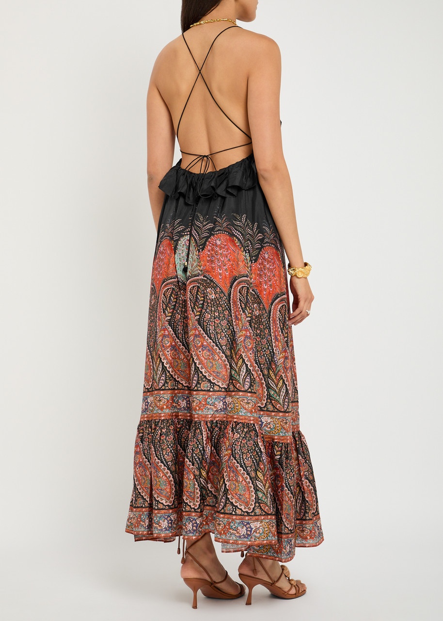 Zimmermann Rhiannon Printed Silk Maxi Dress - 3