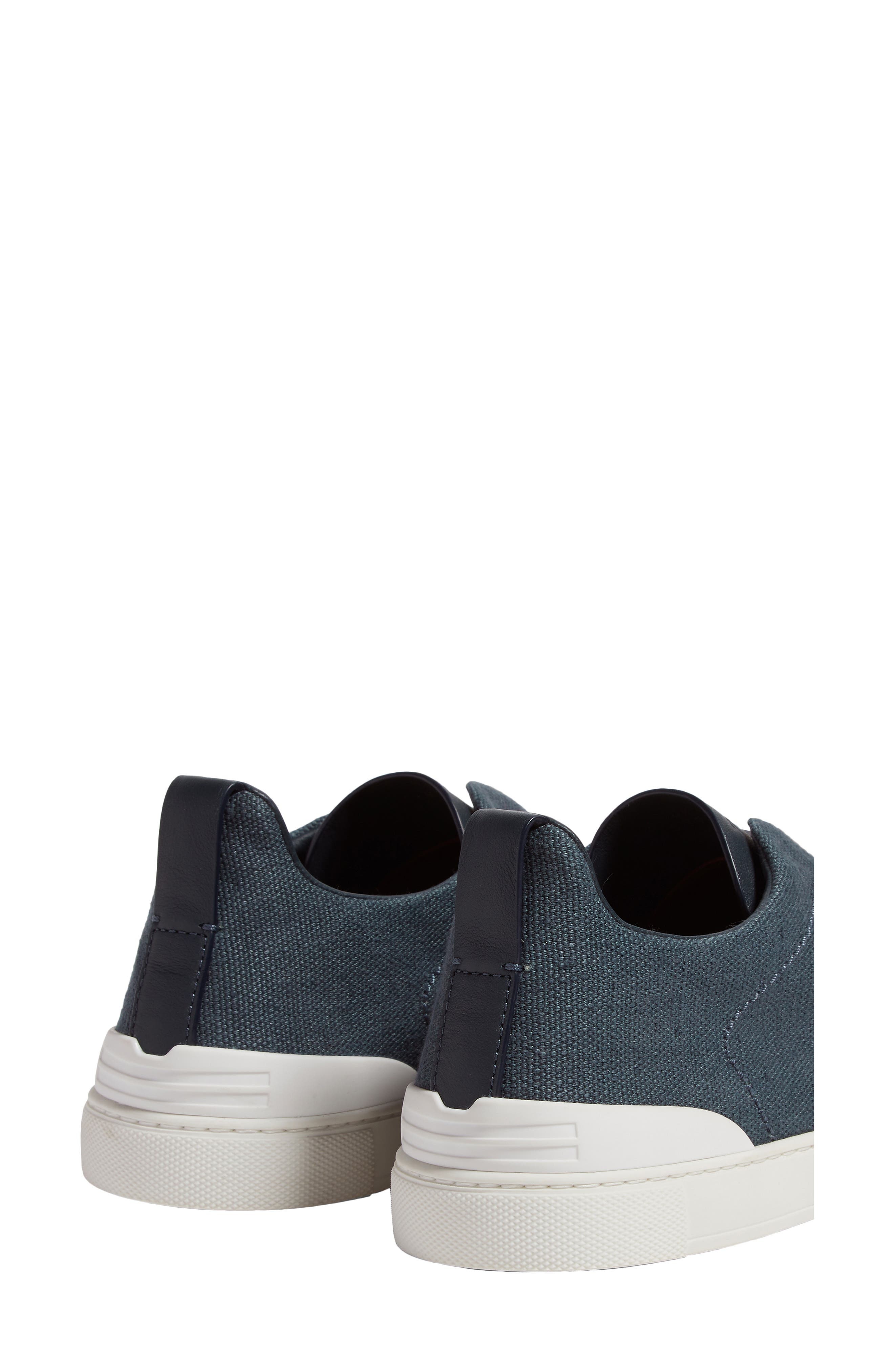 ZEGNA Triple Stitch™ Sneaker in Dark Blue Solid at Nordstrom - 2