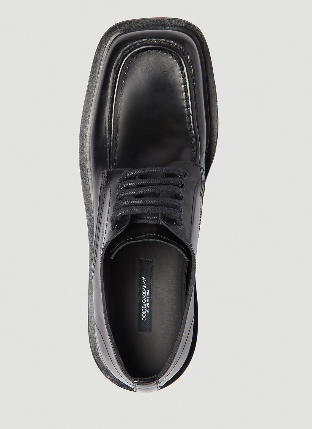 Brushed Leather Derby Shoes - 5