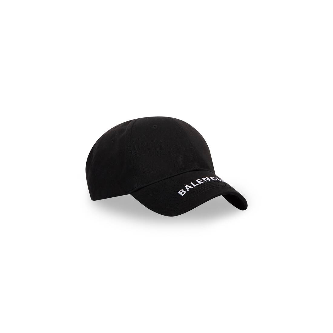 Logo Visor Cap in Black - 2