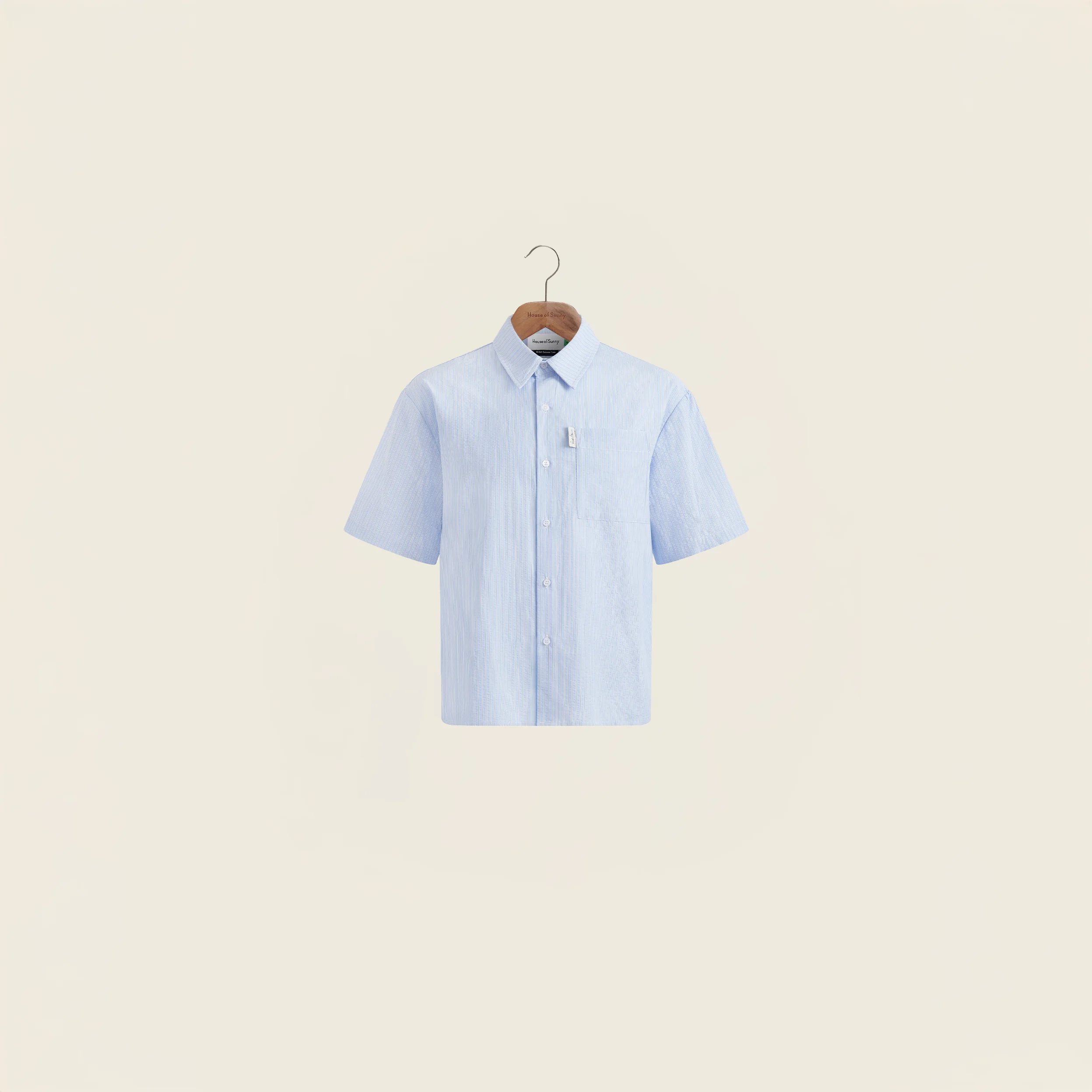 SEERSUCKER BOX FIT SHIRT - 1
