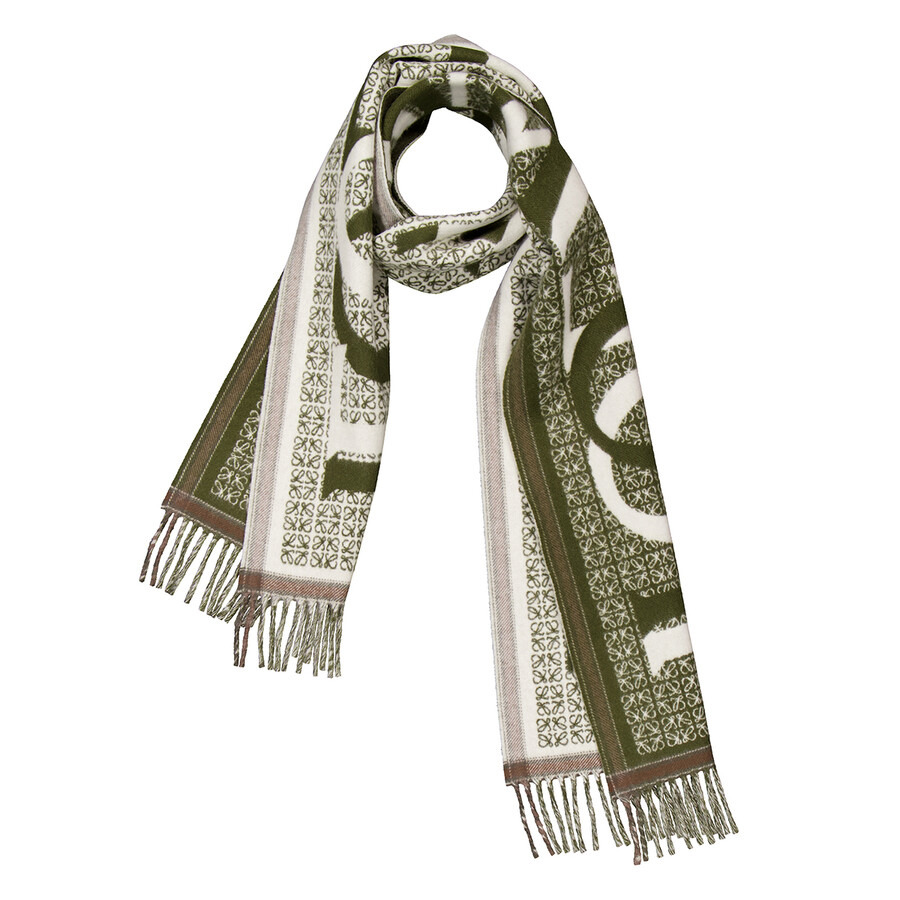 Loewe Wool And Cashmere Love Scarf - 3