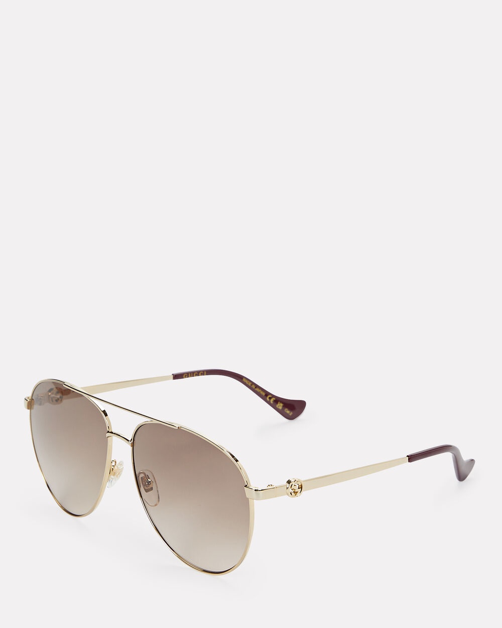 Cut-Out Logo Aviator Sunglasses - 2