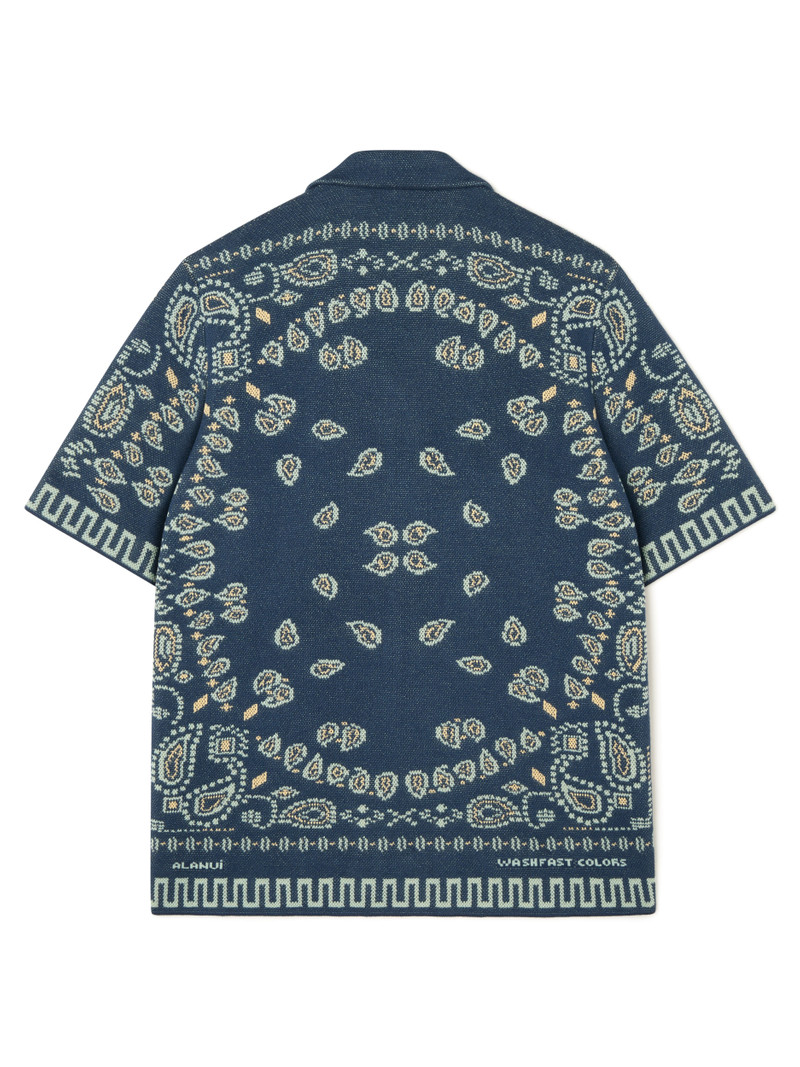 Cotton Piquet Bandana Shirt 3
