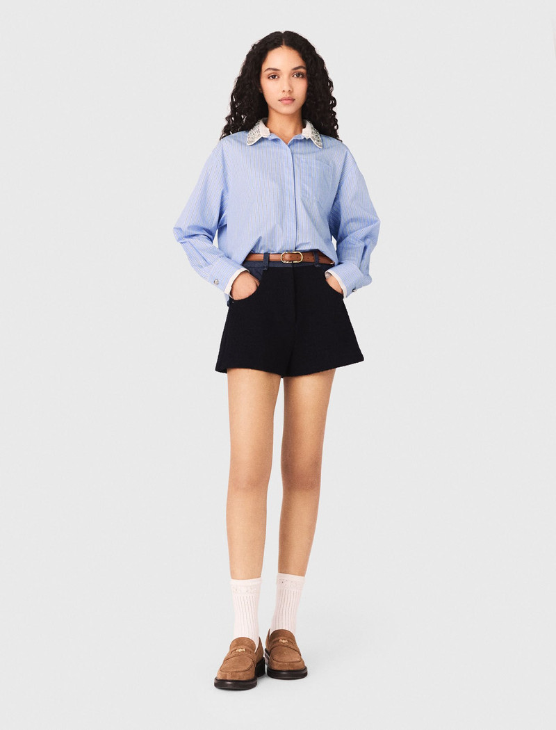 maje Shirt with removable jewel collar outlook