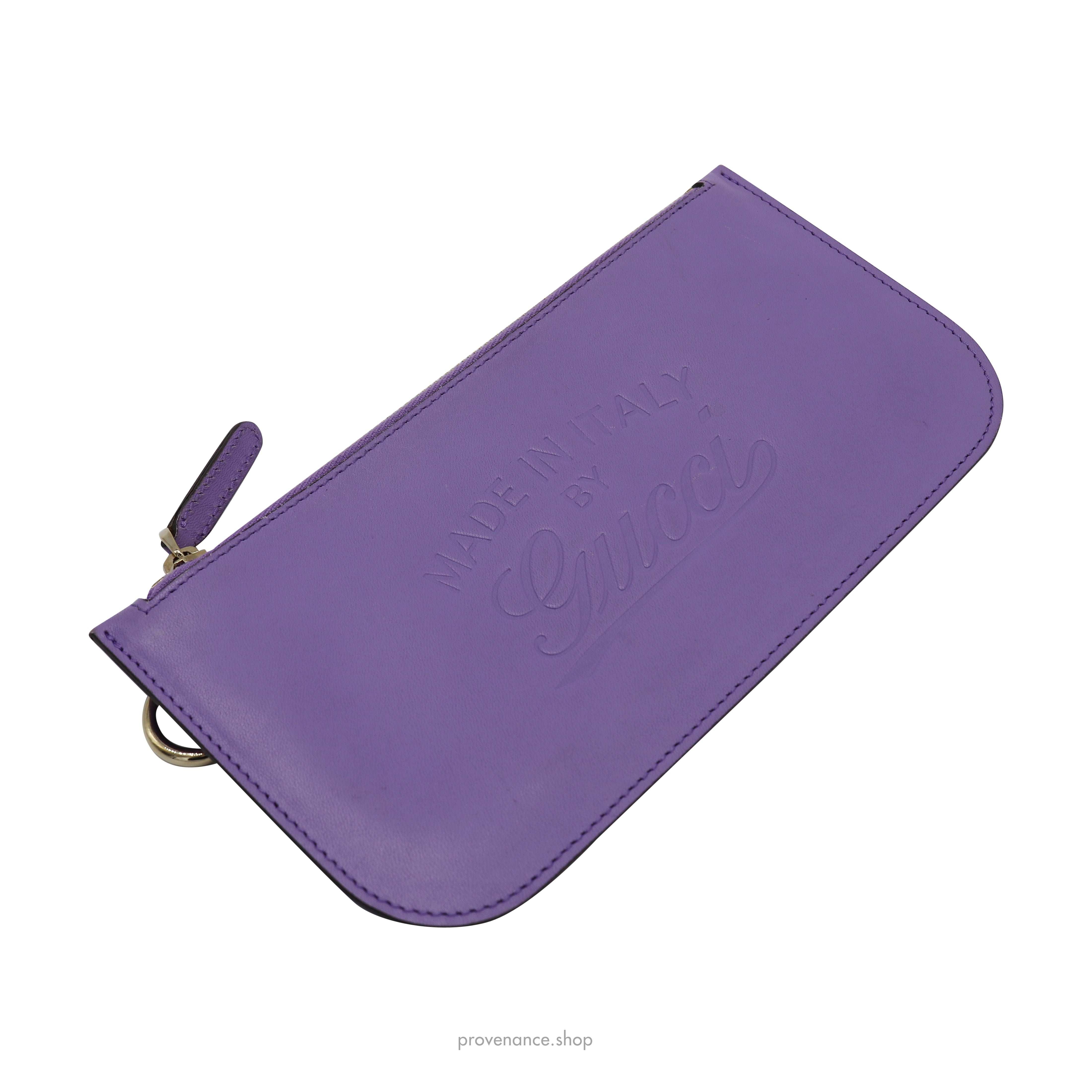 Gucci Zip Pouch - Lavender Leather - 3