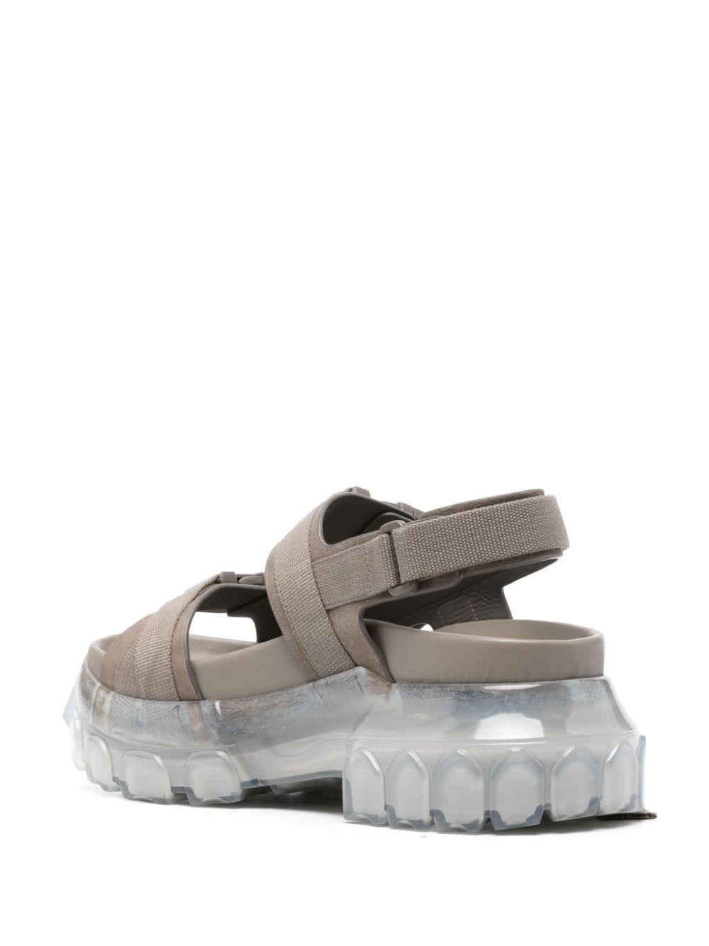 suede chunky platform sandals - 3