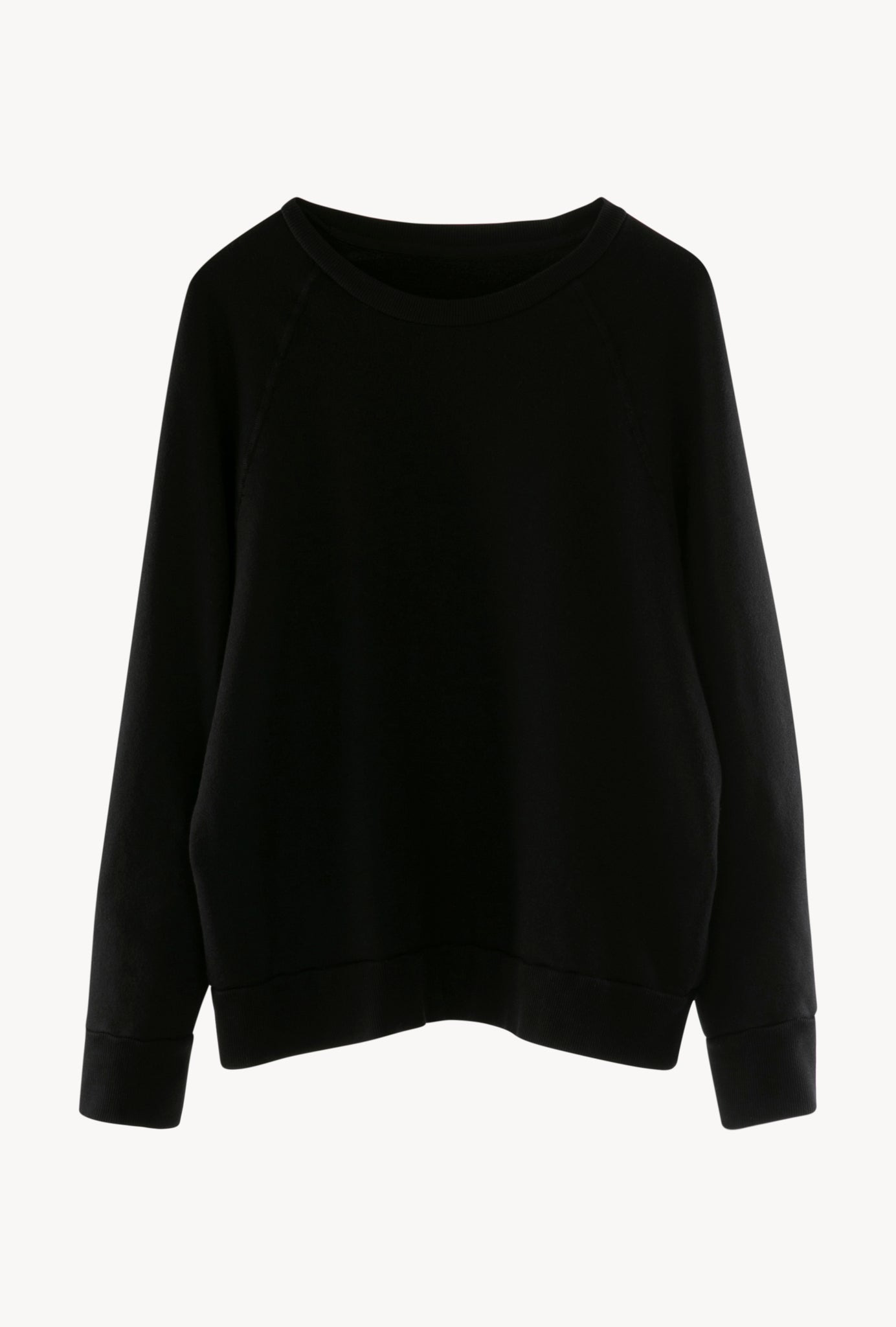 BLACK RAGLAN SWEATER - 5