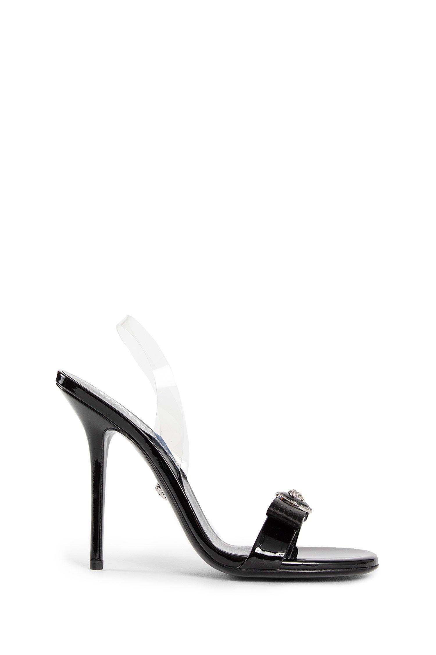 ヴェルサーチェ☆Gianni Ribbon スリングバックサンダル 11cm Versace Gianni Ribbon 150mm サンダル | オレンジ | FARFETCH JP
