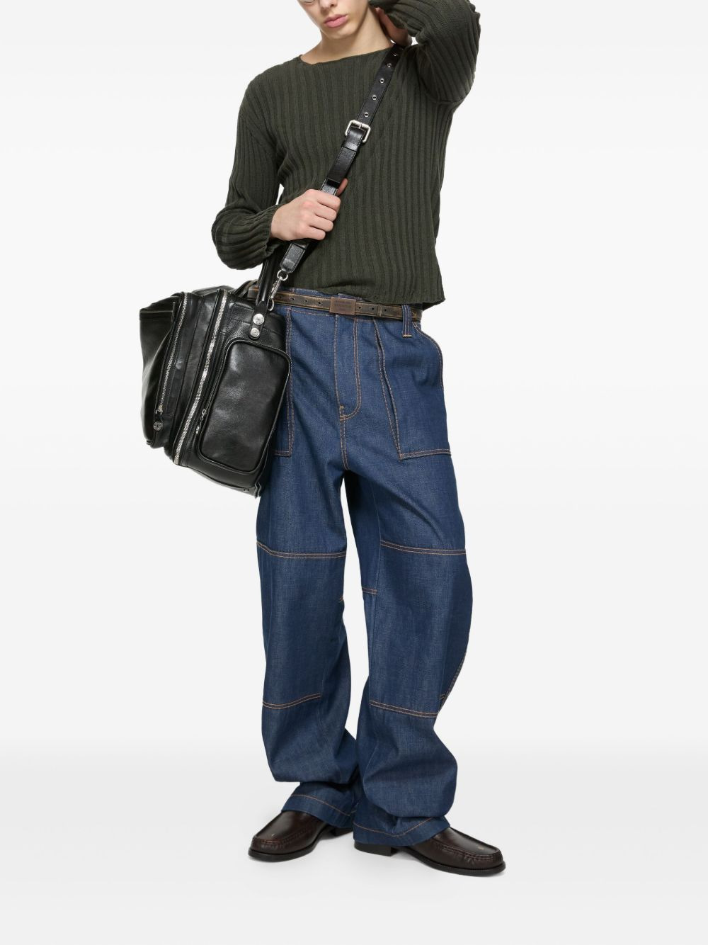 ribbed cotton sweater - 2