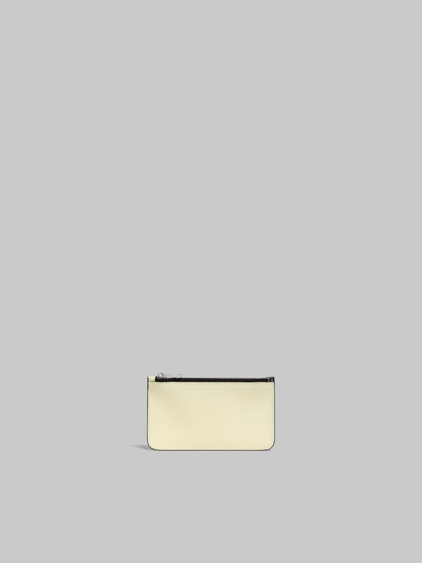 CREAM AND BLACK TRIBECA CARD CASE - 3